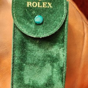 ROLEX Watch SUEDE TRAVEL POUCH
